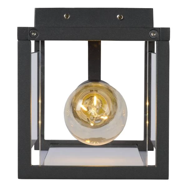 Lucide CLAIRE - Wandlamp Binnen/Buiten - 1xE27 - IP54 - Antraciet - detail 5